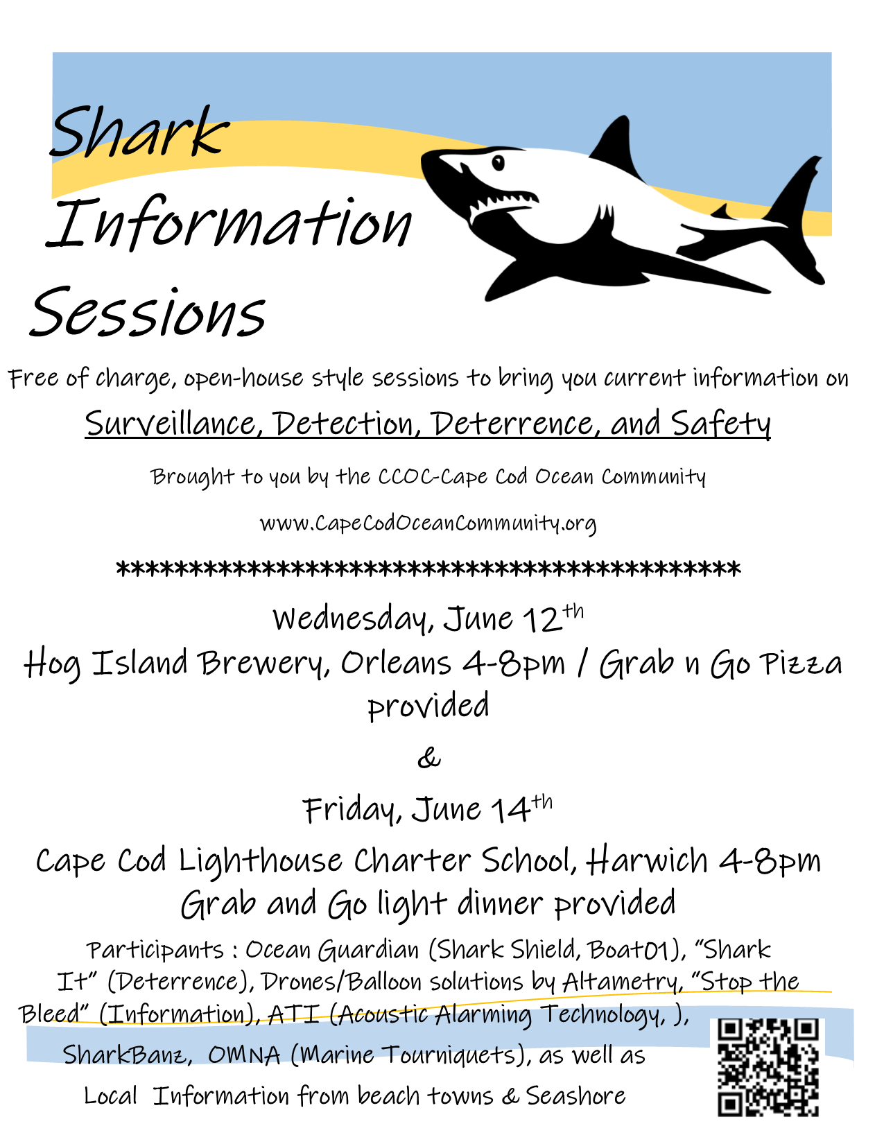 shark info session poster